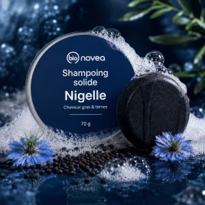 Shampoing solide cheveux gras à la nigelle 70 g